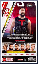 Tonga Loa from WWE Elite Collection - Series 118 manufactured by Mattel [Back]