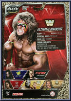 Ultimate Warrior from WWE Elite Collection - Lost Legends manufactured by Mattel [Back]
