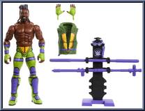 Xavier Woods / Donatello from WWE Elite Collection - Teenage Mutant Ninja Turtles manufactured by Mattel [Loose]