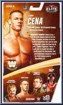 John Cena from WWE Elite Collection - Legends - Series 10 manufactured by Mattel [Back]