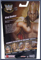 King Booker from WWE Elite Collection - Legends - Greatest Hits - Series 2 manufactured by Mattel [Back]