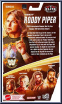 Rowdy Roddy Piper from WWE Elite Collection - Legends - Series 12 manufactured by Mattel [Back]