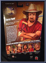 Terry Funk from WWE Elite Collection - Legends - Hall of Fame manufactured by Mattel [Back]