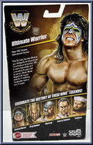 Ultimate Warrior from WWE Elite Collection - Legends - Greatest Hits - Series 2 manufactured by Mattel [Back]