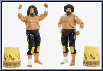 Wild Samoans Afa & Sika A'Noai (Class of 2007) from WWE Elite Hall of Fame - Series 1 manufactured by Mattel [Loose]