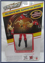 Evan Bourne from WWE Flex Force - Yellow Card manufactured by Mattel [Back]