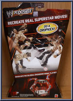 Miz from WWE Flex Force - Red Card manufactured by Mattel [Back]