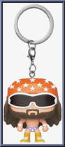 Macho Man Randy Savage from WWE - Pop! Keychains manufactured by Funko [Loose]