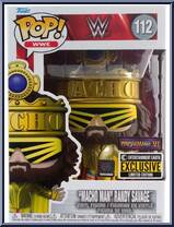 Macho Man Randy Savage (Wrestlemania VI) from WWE - Pop! Vinyl Figures manufactured by Funko [Front]