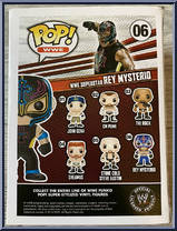 Rey Mysterio (Black) from WWE - Pop! Vinyl Figures manufactured by Funko [Back]