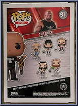 Rock (with Belt) from WWE - Pop! Vinyl Figures manufactured by Funko [Back]