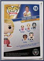 Rowdy Roddy Piper from WWE - Pop! Vinyl Figures manufactured by Funko [Back]