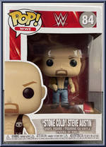 Stone Cold Steve Austin (with Belt) from WWE - Pop! Vinyl Figures manufactured by Funko [Front]