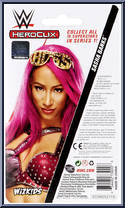 Sasha Banks from WWE HeroClix - Basic Series manufactured by WizKids [Back]
