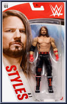 AJ Styles from WWE - Series 108 manufactured by Mattel [Front]