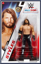 AJ Styles from WWE - Series 154 manufactured by Mattel [Front]
