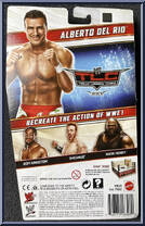 Alberto del Rio (TLC - Tables / Ladders / Chairs) from WWE - PPV Headquarters manufactured by Mattel [Back]