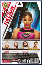 Bianca Belair from WWE - Series 141 manufactured by Mattel [Back]