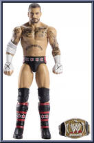 CM Punk from WWE - Champions - Main Event manufactured by Mattel [Loose]