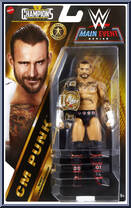 CM Punk from WWE - Champions - Main Event manufactured by Mattel [Front]