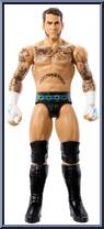 CM Punk from WWE - Series 150 manufactured by Mattel [Loose]