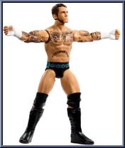 CM Punk from WWE - Series 150 manufactured by Mattel [Loose]
