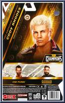 Cody Rhodes from WWE - Champions - Main Event manufactured by Mattel [Back]
