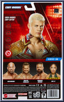 Cody Rhodes from WWE - Series 136 manufactured by Mattel [Back]