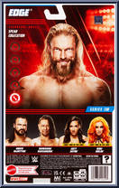 Edge from WWE - Series 138 manufactured by Mattel [Back]