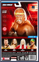 Hulk Hogan from WWE - Series 139 manufactured by Mattel [Back]