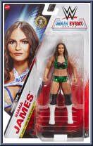 Kiana James (Green) from WWE - Series 154 manufactured by Mattel [Front]
