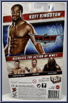 Kofi Kingston (TLC - Tables / Ladders / Chairs) from WWE - PPV Headquarters manufactured by Mattel [Back]