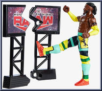 Kofi Kingston from WWE - Wrekkin' manufactured by Mattel [Loose]