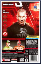Randy Orton from WWE - Top Picks - 2022 manufactured by Mattel [Back]