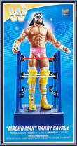 Macho Man Randy Savage (In Ring Cart) from WWE - Wrestlemania 37 manufactured by Mattel [Back]