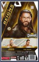 Roman Reigns from WWE - Champions manufactured by Mattel [Back]