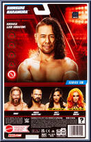 Shinsuke Nakamura (Red / White) (Chase) from WWE - Series 138 manufactured by Mattel [Back]