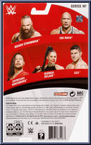 Shinsuke Nakamura from WWE - Series 107 manufactured by Mattel [Back]