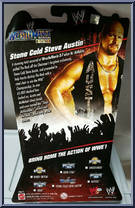 Stone Cold Steve Austin from WWE - Wrestlemania - Heritage Series manufactured by Mattel [Back]
