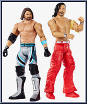AJ Styles vs Shinsuke Nakamura from WWE - Wrestlemania 35 manufactured by Mattel [Loose]