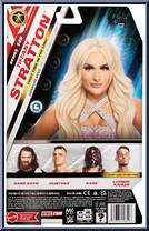 Tiffany Stratton from WWE - Series 145 manufactured by Mattel [Back]