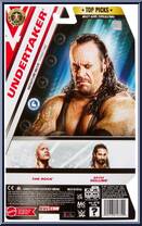 Undertaker from WWE - Top Picks - 2025 manufactured by Mattel [Back]