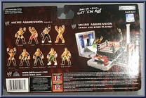 Edge / John Cena & Rob Van Dam (RVD) from WWE Micro Aggression - Series  2 manufactured by Jakks Pacific [Back]
