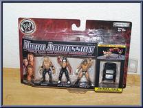 Edge / Jeff Hardy / Triple H from WWE Micro Aggression - Series 15 manufactured by Jakks Pacific [Front]