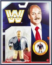 Mean Gene Okerlund from WWE Retro Series - Series 11 manufactured by Mattel [Front]