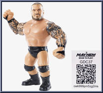 Randy Orton from WWE Retro Series - Series  9 manufactured by Mattel [Loose]