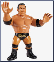 Rock from WWE Retro Series - Series  2 manufactured by Mattel [Loose]