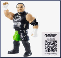 Samoa Joe from WWE Retro Series - Series  9 manufactured by Mattel [Loose]