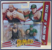 Big Show / John Cena from WWE Rumblers - 2-Packs manufactured by Mattel [Front]