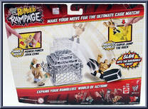 Crash Cage Playset (John Cena vs Rock) from WWE Rumblers - Playsets manufactured by Mattel [Back]